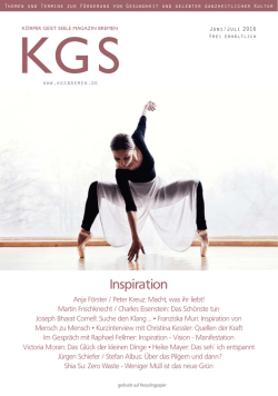 Inspiration - KGS Bremen