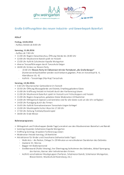 Programmablauf als PDF - Hausverwaltung Reiner
