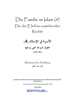 Die Familie im Islam (4) - Islamischer Info. Dienst