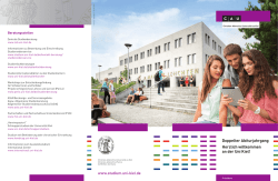 Doppelter Abiturjahrgang - Studium - Christian-Albrechts
