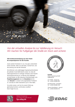 Die StraSSe iSt f&uuml;r Alle!