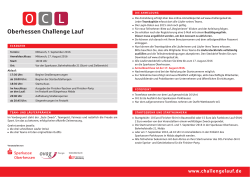OCL 2016 - Factsheet - Oberhessen Challenge Lauf