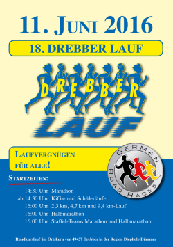 Ausschreibung - Drebber Lauf