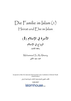 Die Familie im Islam - Islamischer Info. Dienst