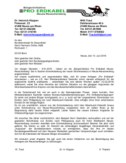 gl. Schreiben B&uuml;rgerinitiative