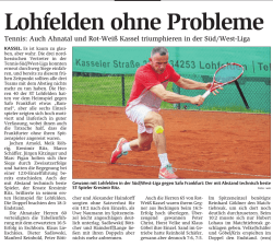 Herren 65 I triumphiert in der S&uuml;d/West-Liga - TC Rot