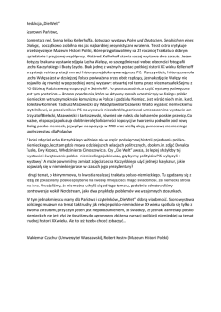 Redakcja „Die Welt” Szanowni Państwo