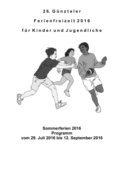 Ferienfreizeitprogramm