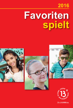 Favoriten spielt