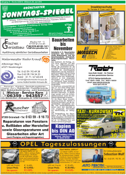 Ausgabe Woche 23 / 2016 - Fröhlich PrintShop und Verlag OHG
