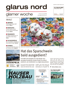 Glarner Woche, Glarus Nord, 15.6.2016