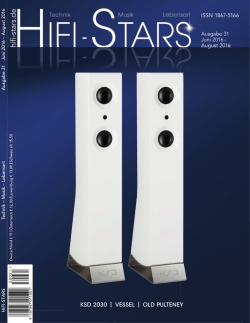 Hifi Stars&rdquo; Test soNus AMT Koax - Merovinger