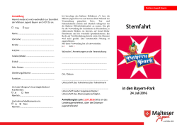 Sternfahrt - Malteser Jugend in Augsburg