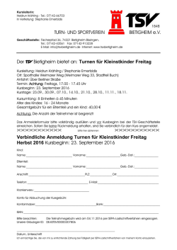 klicken - TSV 1848 Bietigheim eV