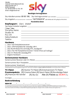 jetzt bestellen