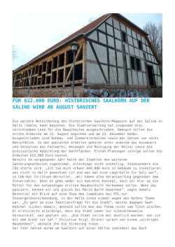 Für 622.000 Euro: Historisches Saalhorn auf der