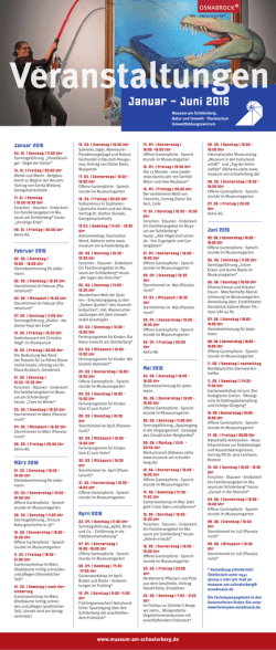 Halbjahresprogramm