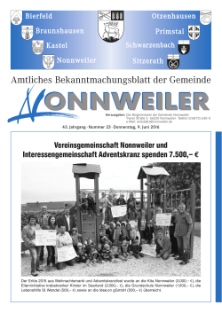KW 23 - Gemeinde Nonnweiler