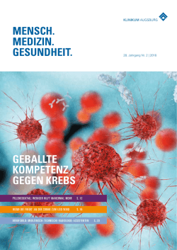 Aktuelle Ausgabe 2 - am Klinikum Augsburg