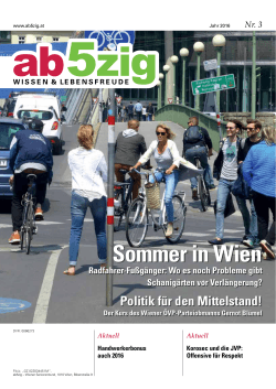 Sommer in Wien - ab5zig Wiener Seniorenbund
