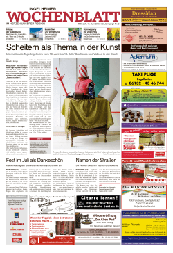 Ingelheimer Wochenblatt vom 15.06.2016