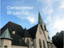 Programm Gemeindefest