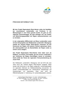 Pressevorlage ROV - Metropolregion Rhein
