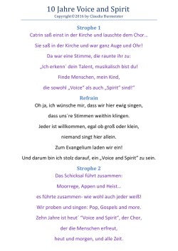 Jubil&auml;umslied_10 Jahre_VS_Copyright&copy;2016 by