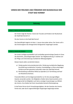 VEREIN DER FREUNDE UND F&Ouml;RDERER DER MUSIKSCHULE