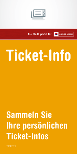 Ticket-Info - Wiener Linien