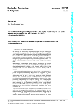 Drucksache 18/8785 - DIP21
