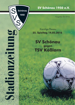 TSV Kößlarn SV Schönau