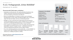 Gr&uuml;ne Mobilit&auml;t - FAZ Media Solutions