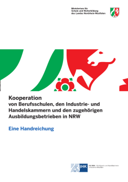 Handreichung IHK - Berufsbildung NRW
