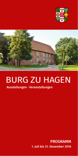 Programm - Burg zu Hagen