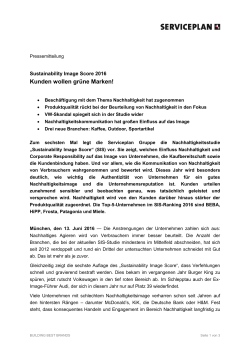 Kunden wollen grüne Marken! - Serviceplan Corporate Reputation