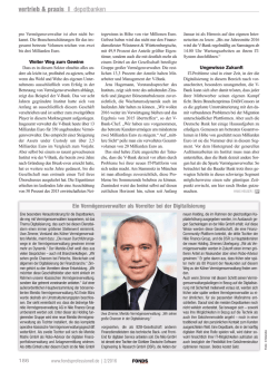 Ein Verm&ouml;gensverwalter als Vorreiter bei der Digitalisierung
