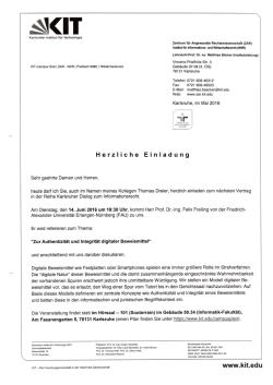 Einladung