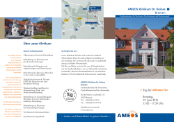 AMEOS Klinikum Dr. Heines Bremen Über unser Klinikum