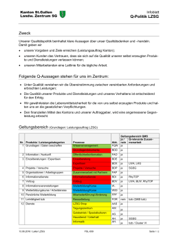 Qualitätspolitik LZSG - landwirtschaft.sg.ch