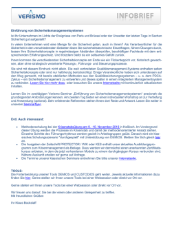 Integrierte Sicherheitsmanagementsysteme