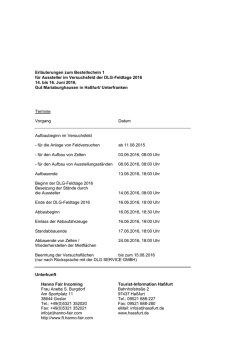 Erläuterungen zum Bestellschein 1 für Aussteller im - DLG