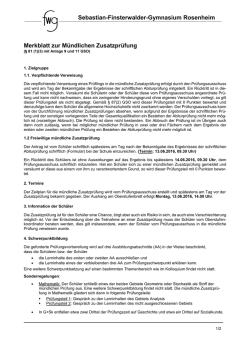 Merkblatt zur m&uuml;ndlichen Zusatzpr&uuml;fung 2016