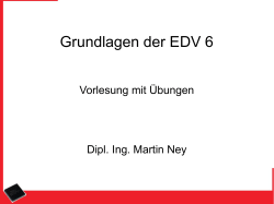 Grundlagen der EDV