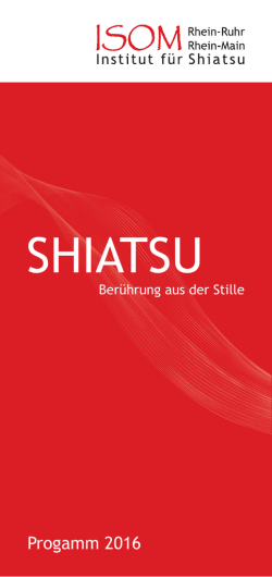 ISOM Institut f&uuml;r Shiatsu