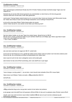 Grafikkarten-treiber Aw: Grafikkarten-treiber Aw