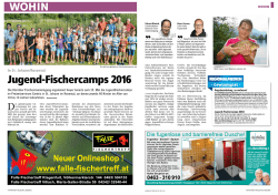 Jugend-Fischercamps 2016