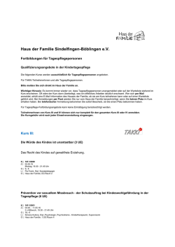 Haus der Familie Sindelfingen-B&ouml;blingen eV