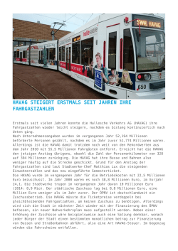 HAVAG steigert erstmals seit Jahren ihre