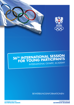 56th international session for young participants